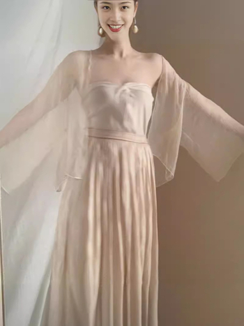 Слънцезащитен дамски кардиган, шифон, корейски стил, свободна кройка, дълги ръкави