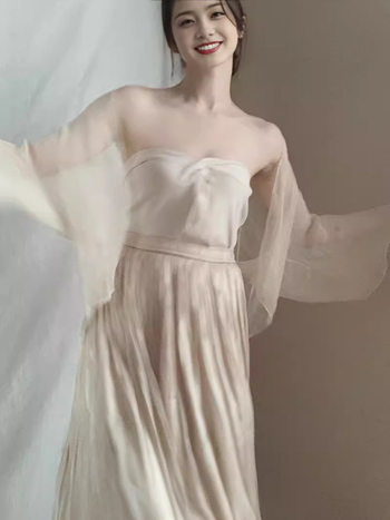 Слънцезащитен дамски кардиган, шифон, корейски стил, свободна кройка, дълги ръкави