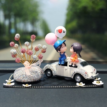 Διακοσμητικό εσωτερικού αυτοκινήτου – Στυλ Θεάς, Πολυτελής Αρωματικός Διαχυτήρας, Κράμα, Στυλ Κινούμενων Σχεδίων, Ευλογία