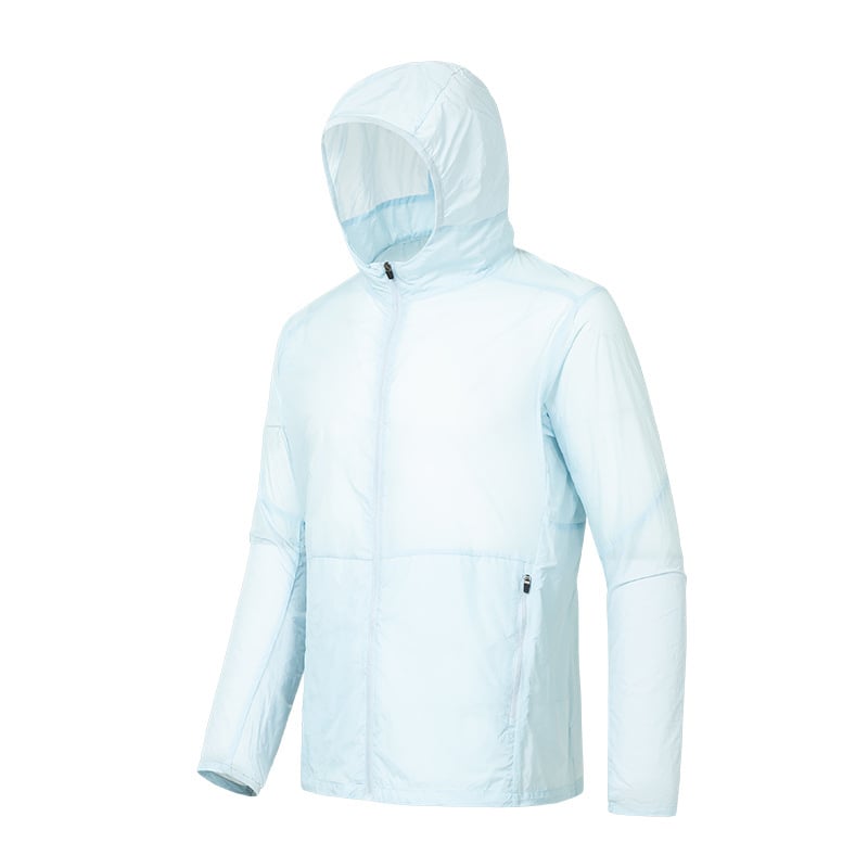 Unisex ζακέτα με κουκούλα UV προστασία, ultra-light και ultra-thin, νάιλον ανάμιξη, χαλαρή εφαρμογή