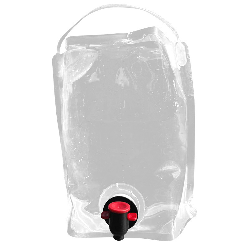 Sklopiva vreća za vodu s ventilom – 5,5 L, PE materijal, sportska vanjska vodootporna torba, KX