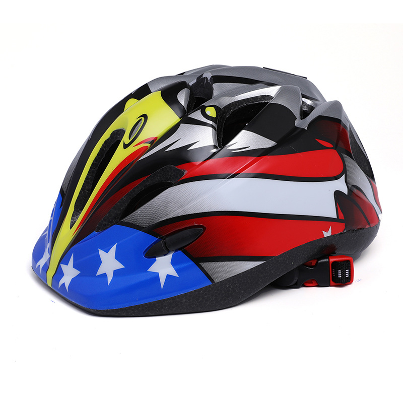 Dječja kaciga za bicikl i skejtanje - prilagodljiva, prozračna, PVC+EPS, Zhenku