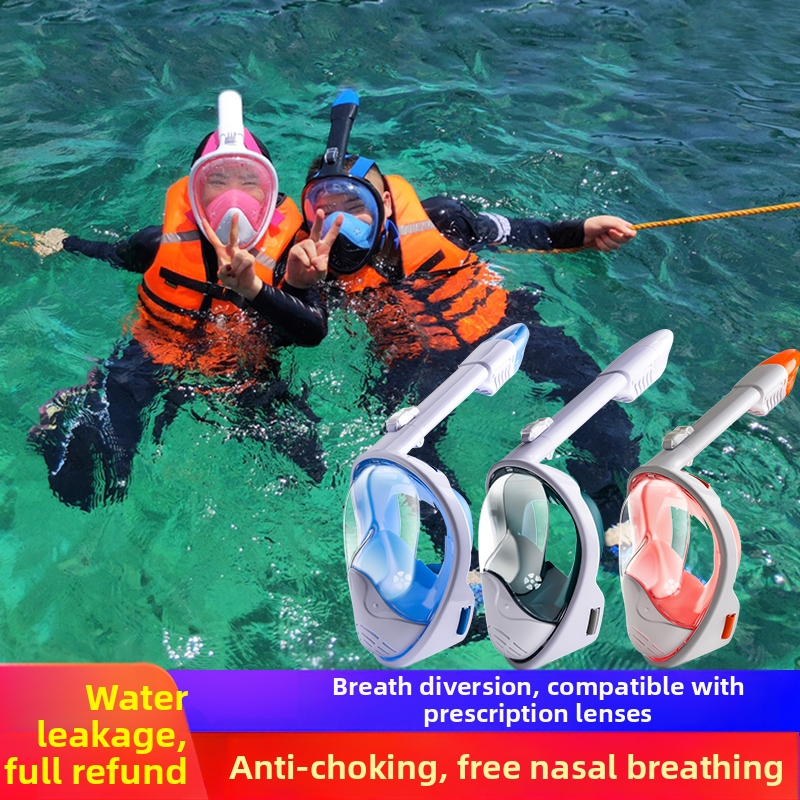 LEAFTS Μάσκα Κατάδυσης και Snorkel – από σιλικόνη, για ενήλικες