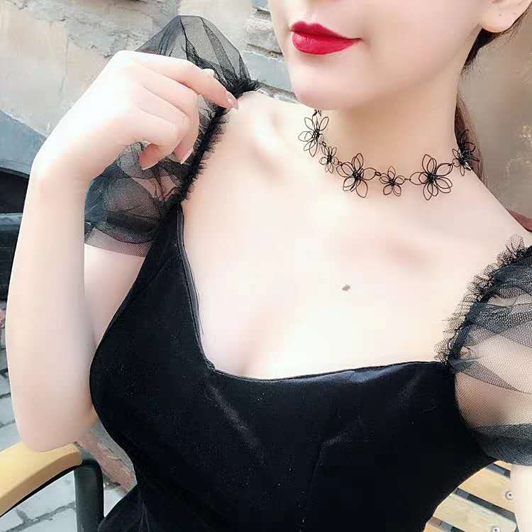 Choker ogrlica s geometrijskim magnetskim dizajnom, minimalistički stil, podrijetlo Yiwu