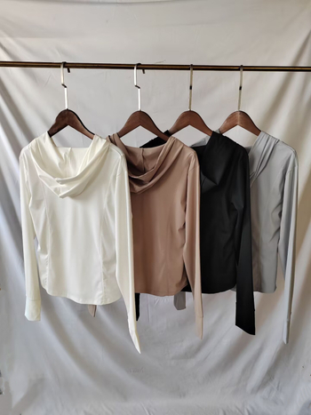 Ice Silk UPF40+ ženska jakna Slim-Fit s dugim rukavima i zatvaračem