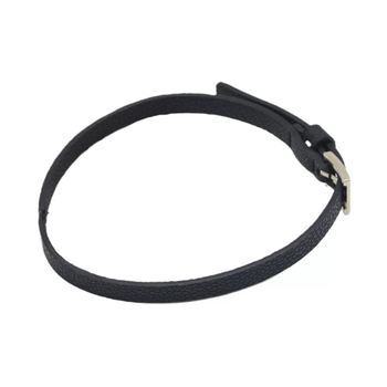 Colier choker din piele cu lanț pentru claviculă, Pandant: Altul, Greutate: 20 g, Cod produs: N-8233