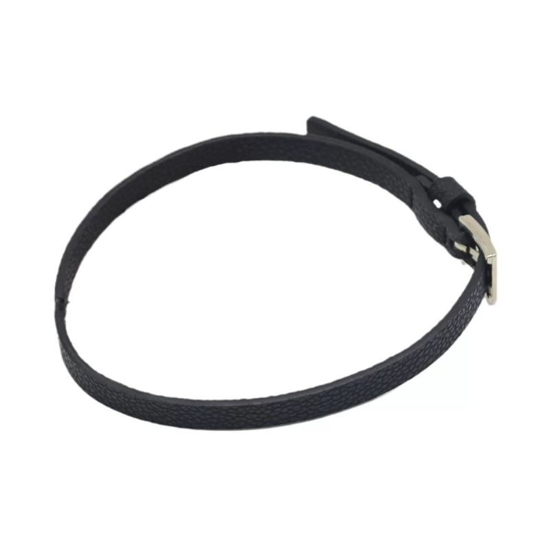 Colier choker din piele cu lanț pentru claviculă, Pandant: Altul, Greutate: 20 g, Cod produs: N-8233