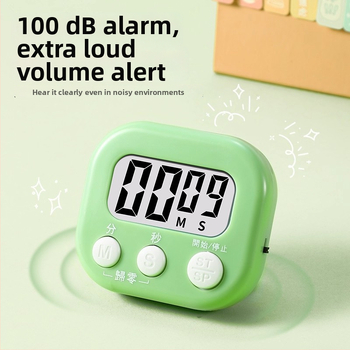 Digitalni timer za učenje s alarmom i podsjetnikom odbrojavanja za pripremu ispita; kuhinjski timer za pečenje
