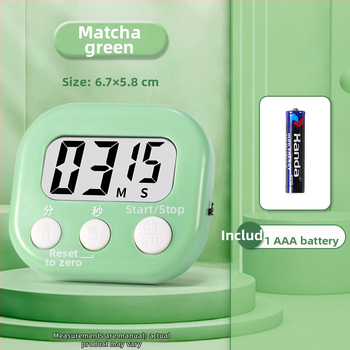 Digitalni timer za učenje s alarmom i podsjetnikom odbrojavanja za pripremu ispita; kuhinjski timer za pečenje