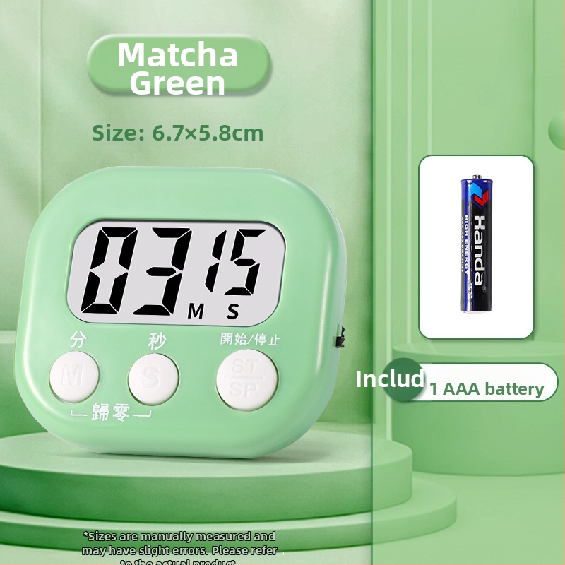 Digitalni timer za učenje s alarmom i podsjetnikom odbrojavanja za pripremu ispita; kuhinjski timer za pečenje