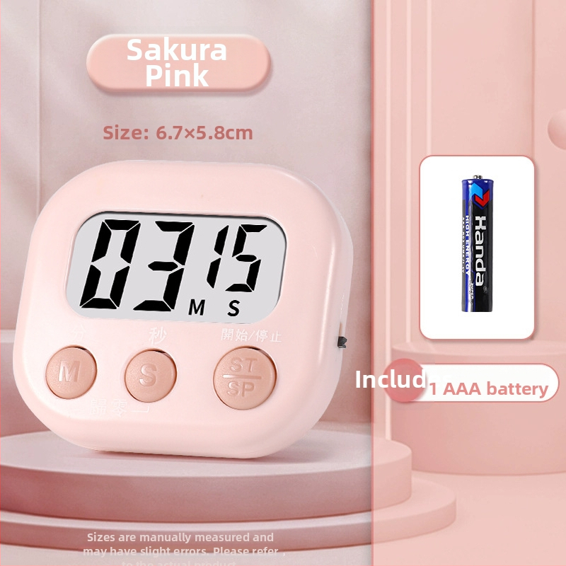 Digitalni timer za učenje s alarmom i podsjetnikom odbrojavanja za pripremu ispita; kuhinjski timer za pečenje