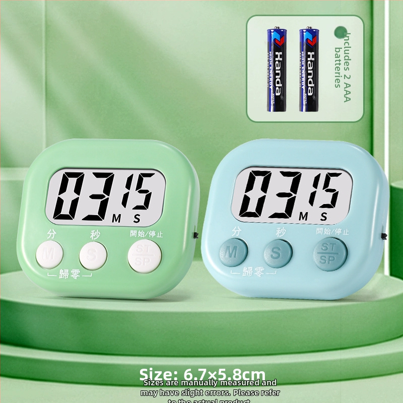 Digitalni timer za učenje s alarmom i podsjetnikom odbrojavanja za pripremu ispita; kuhinjski timer za pečenje