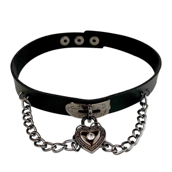 Choker ogrlica s U-oblikom od legure, uzorak kostiju zmije, duljina 41–50 cm, proljeće 2025