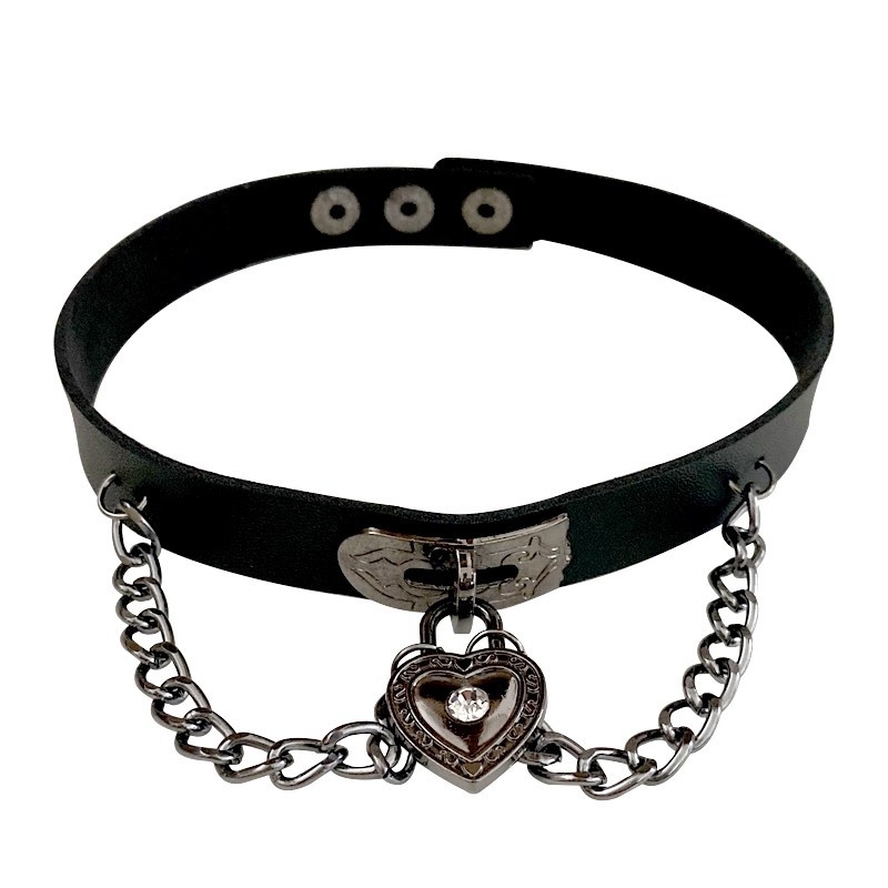 Choker ogrlica s U-oblikom od legure, uzorak kostiju zmije, duljina 41–50 cm, proljeće 2025
