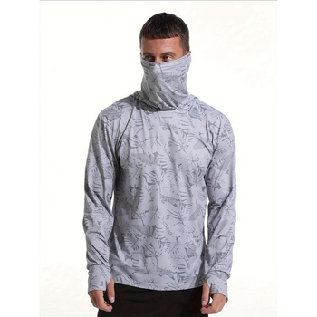 Kapucnis napsugárvédő felső, könnyű és lélegző anyag, Lycra-Spandex keverék Spandex-tartalma legfeljebb 10%, 2024 tavasz