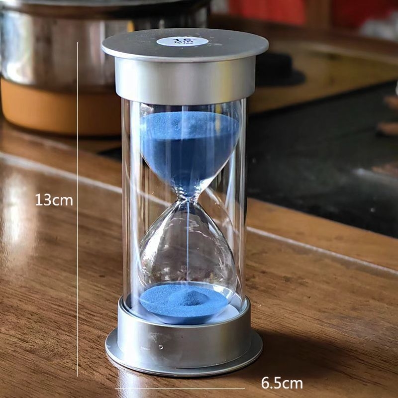 Пясъчен таймер за учене за ученици, ръчно изработена пластмасова висяща украса, стил френски пасторален