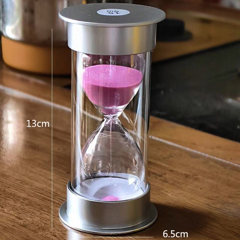 Пясъчен таймер за учене за ученици, ръчно изработена пластмасова висяща украса, стил френски пасторален