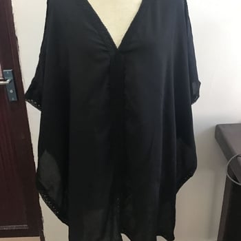 NWDR Ženski patchwork čipkasto plažno cover-up – pamuk, 90% polipropilen, stil za plažu za par, porijeklo Guangzhou
