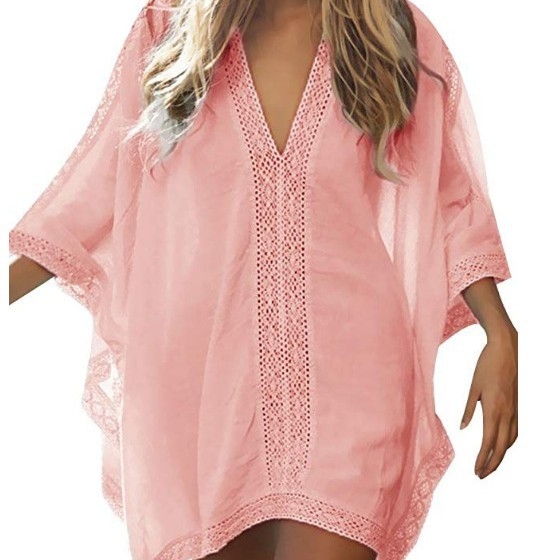 NWDR Ženski patchwork čipkasto plažno cover-up – pamuk, 90% polipropilen, stil za plažu za par, porijeklo Guangzhou