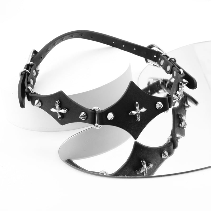 Колие от титаниева стомана със висулка в анимационен стил, на кубанова верига за унисекс.