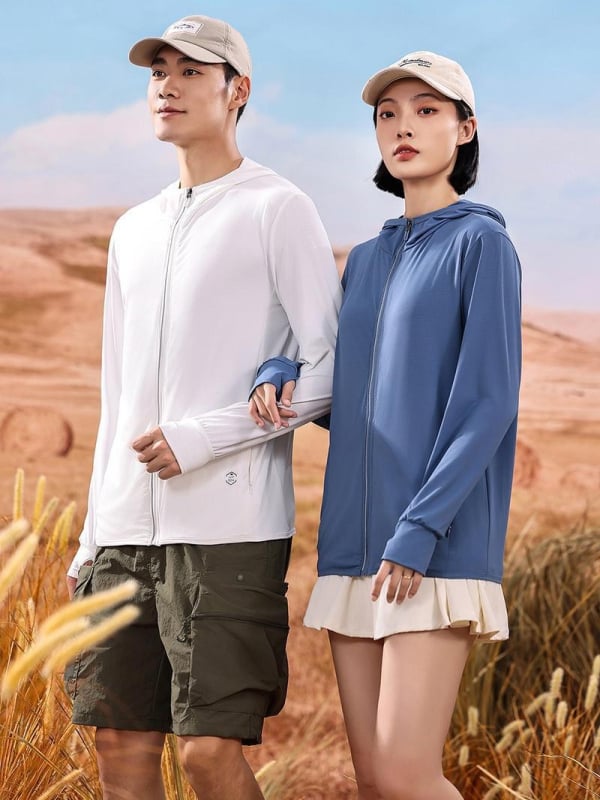 Unisex εξωτερικό μπουφάν με κουκούλα, UPF50+, διαπνέον, ultra-light, γρήγορο στέγνωμα