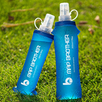 Αναδιπλούμενος εξωτερικός μαλακός σάκος νερού, 250 ml, TPU, αδιάβροχο ύφασμα, κατάλληλος για τρέξιμο, ορειβασία, ψάρεμα και κάμπινγκ