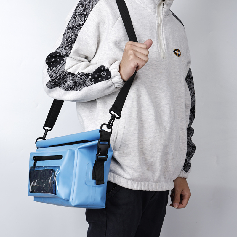 Geantă impermeabilă pentru activități în aer liber – material TPU rezistent, stil sport outdoor, țesătură impermeabilă, logo tipărit