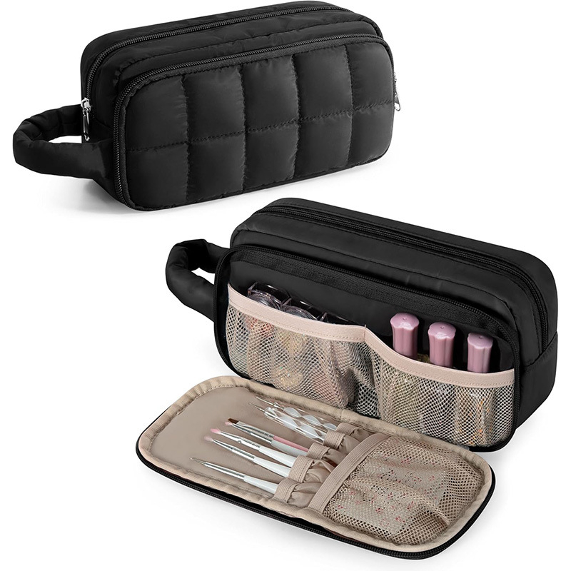 Geantă organizatoare pentru lac de unghii cu 12 compartimente, impermeabilă, cuboidă, din poliester, multifuncțională (12 compartimente; impermeabilă; cuboidă; poliester; multifuncțională)