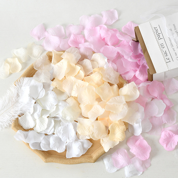 Пакет изкуствени рози листчета за годеж и сватба, нетъкан текстил, проста опаковка, марка Rusen Wedding