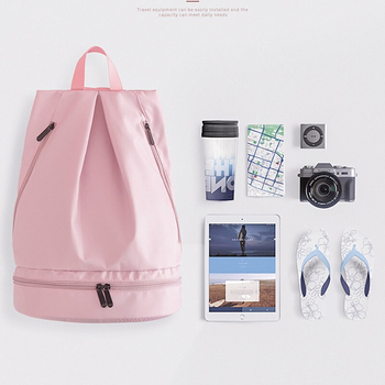 Rucsac de fitness cu separare uscat-umed, impermeabil, capacitate mare, din Oxford