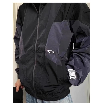 Ανδρικό ελαφρύ μπουφάν, υπέρ-λεπτό, διαπνέον, χαλαρή γραμμή, φερμουάρ, πολυεστέρας (Υλικό: Πολυεστέρας; Στυλ: Χαλαρή γραμμή; Κλείσιμο: Φερμουάρ; Εποχή: Άνοιξη–Φθινόπωρο)