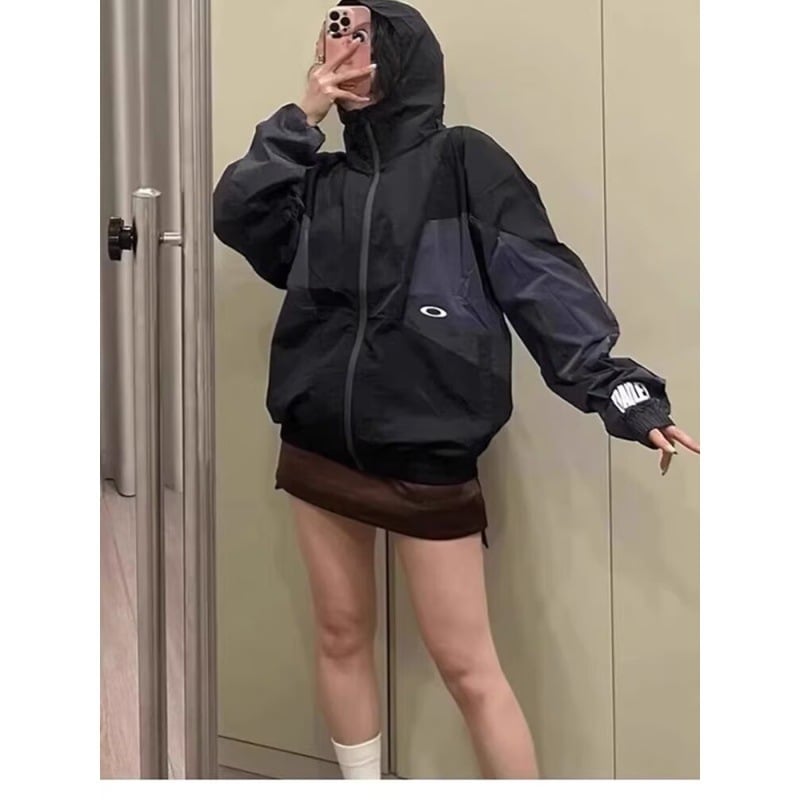 Ανδρικό ελαφρύ μπουφάν, υπέρ-λεπτό, διαπνέον, χαλαρή γραμμή, φερμουάρ, πολυεστέρας (Υλικό: Πολυεστέρας; Στυλ: Χαλαρή γραμμή; Κλείσιμο: Φερμουάρ; Εποχή: Άνοιξη–Φθινόπωρο)