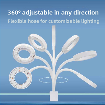 Φωτιστικό LED USB για ενυδρείο – πλήρες φάσμα, αδιάβροχο, με κλιπ, 6.4W