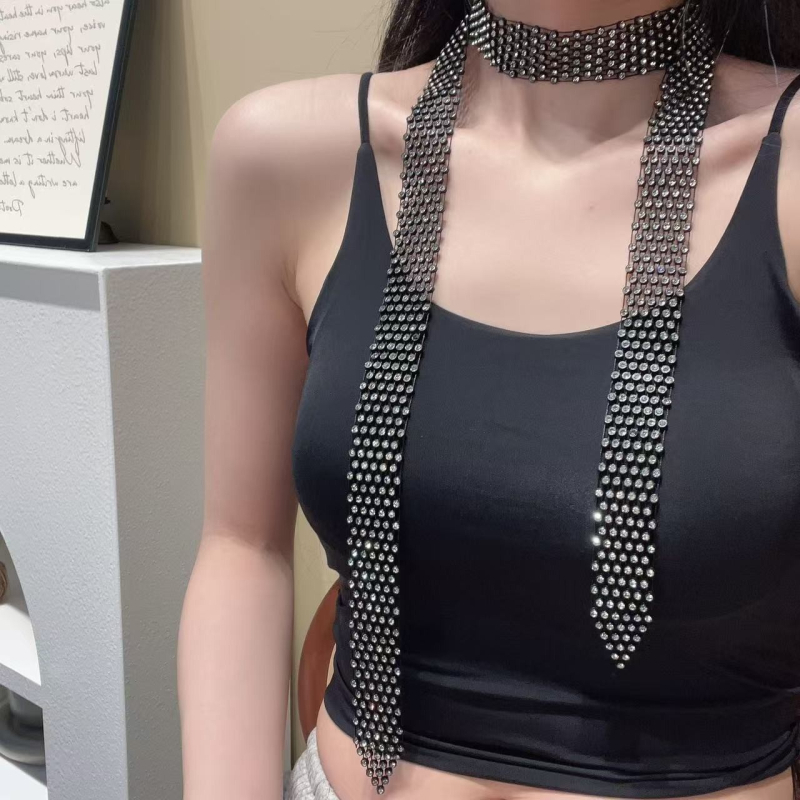 Water Diamond többszörös nyaklánc – szabályos lánccal, X6209, geometrikus, hűvös stílus