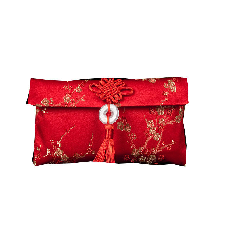 Червен конверт от брокат полиестер за сватби; опаковка Opp bag; готов за подарък за рождени дни, пълнолуние, пътувания, завършване, преместване и вечеринки