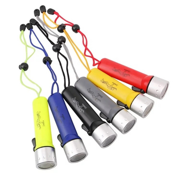 LED ronilačka svjetiljka za istraživanje špilja, visoka svjetlina, 5 baterija, 5W, magnetsko upravljanje, domet 100–200 m