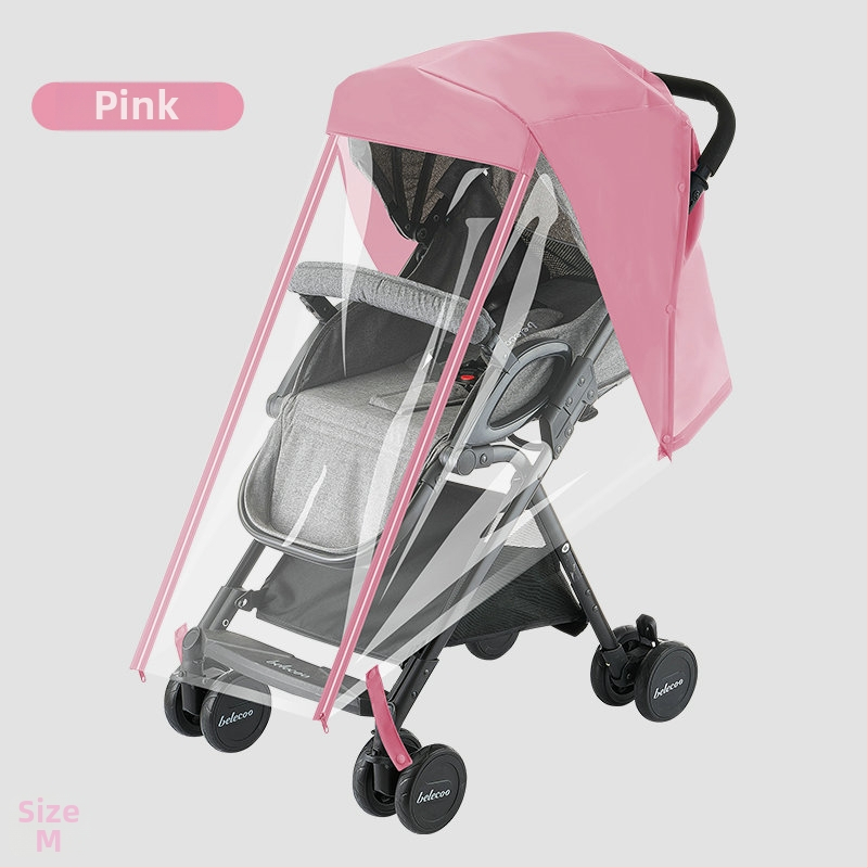 Husă de ploaie pentru căruciorul de copii — rezistentă la vânt, impermeabilă, potrivire universală, material EVA