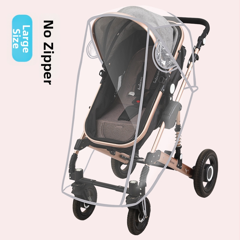 Husă de ploaie pentru căruciorul de copii — rezistentă la vânt, impermeabilă, potrivire universală, material EVA