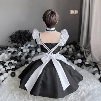 Ανδρική στολή ρόλων υπηρέτριας – πολυεστερικό ύφασμα, περιεκτικότητα πολυεστέρα 30–50%, μάρκα Loubei