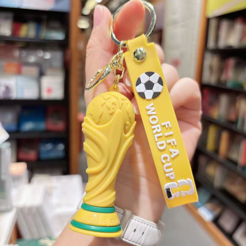 Breloc cu mascotă pentru Cupa Mondială 2026 — desen animat, PVC, stil drăguț