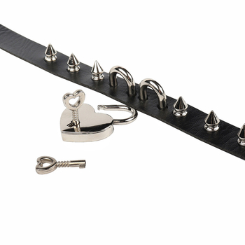 Сърцевидна кожена яка, метална сплав – Пролет 2021