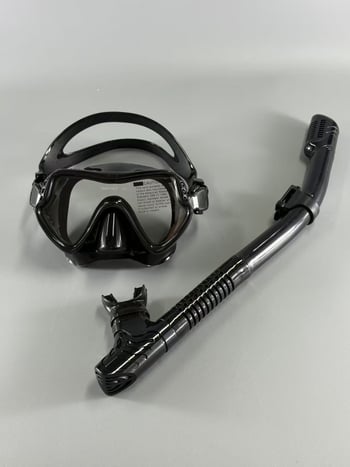 Παιδικό Σετ Γυαλιών Κατάδυσης Με Μεγάλο Πλαίσιο και Αναπνευστήρα – Πλαίσιο PC, Μάσκα από Υγρό Σιλικόνη, Φακοί από Θερμοσκληρυμένο Γυαλί