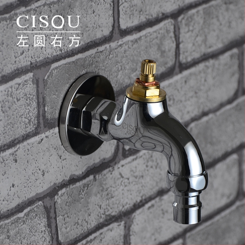 Uholový ventil pre horúcu a studenú vodu s mosadzným telom, keramickým jadrom ventilu a meďovou hlavou, 90° otáčanie, Maximálna teplota 90°C