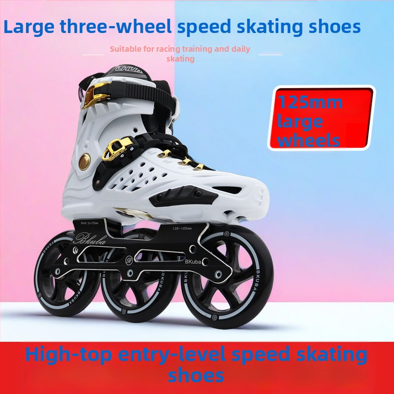 Inline skates s tri kotača za odrasle i djecu, brze, ulično skijanje, veličina 125
