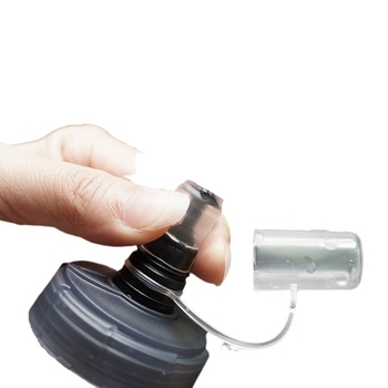 Φορητή πτυσσόμενη δεξαμενή νερού και κύπελλο εξωτερικού χώρου, 500 ml, TPU υλικό, καπάκι PP, ακροφύσιο σιλικόνης