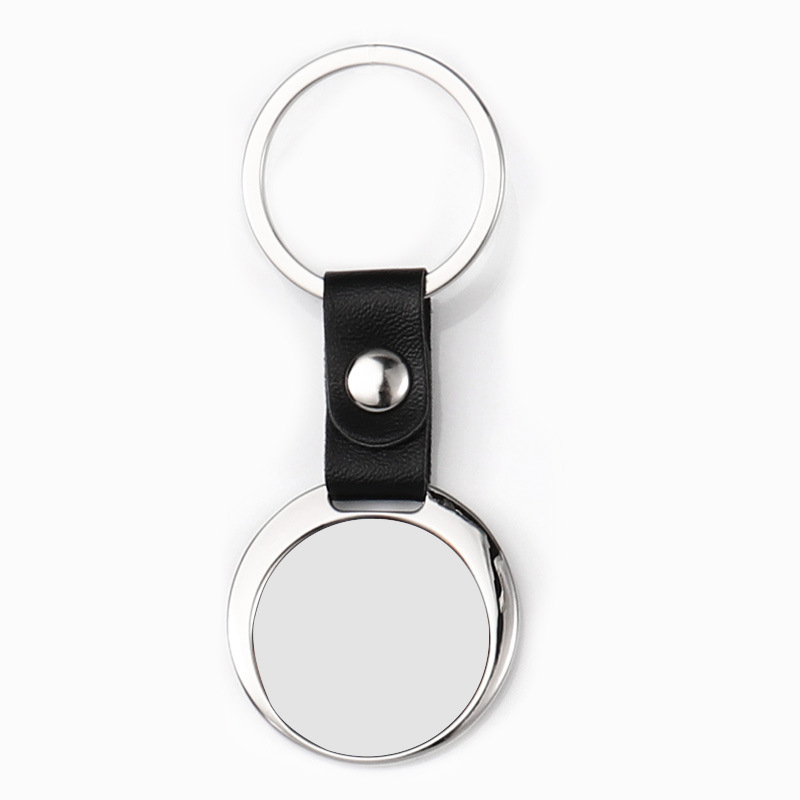 Bőr fotó kulcstartó szublimációs nyomtatással (UV és szitanyomás) – nyitható, téglalap és kör alakú formában