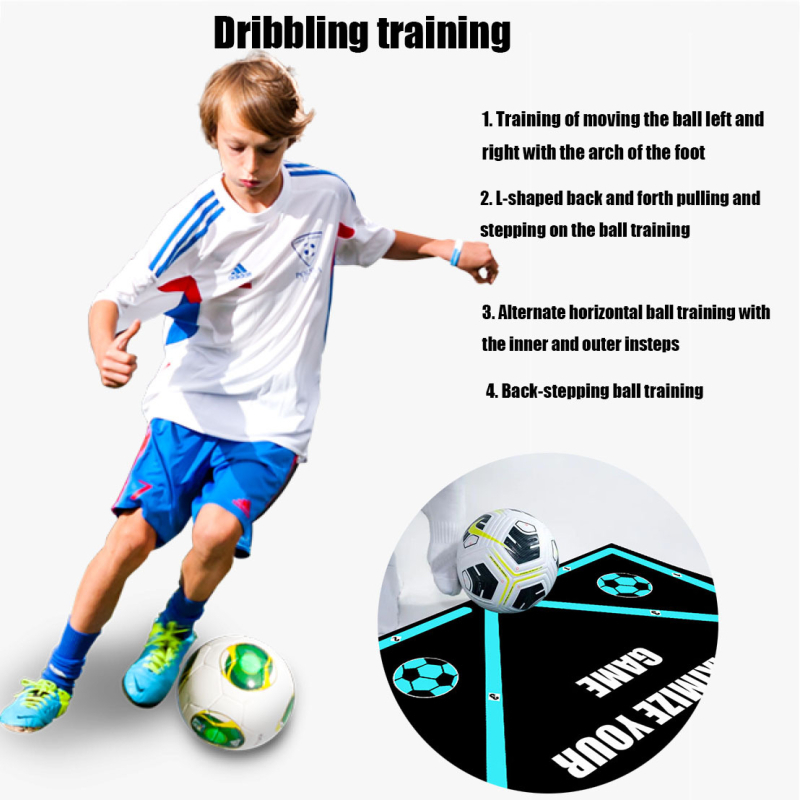 Nogometna trening podloga za rad nogu, protuklizna površina, pomoćni alati za trening (nogomet)