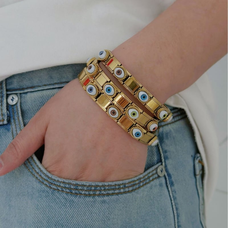 Ukras za ruku - egzotičan, unisex, U-oblik, nehrđajući čelik, elektroplatiranje