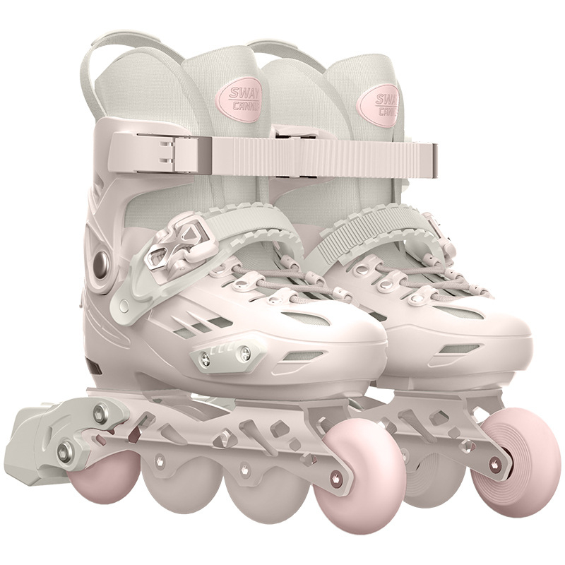 SWAY T9 Gyerekeknek edzésre szóló görkorcsolya integrált alumínium ötvözet vázával, PP felsőrésszel