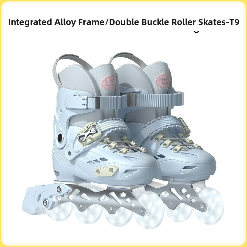 SWAY T9 Detské korčule na tréning s integrovaným hliníkovým rámom, horná časť PP